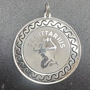 Estate Sterling SAGITTARIUS Vintage Charm - Zodiac Astrology